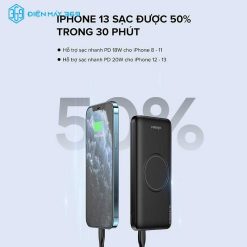 Sạc Dự Phòng VIVAN VPB-W11 10000mAh Đen