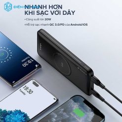 Sạc Dự Phòng VIVAN VPB-W11 10000mAh Đen