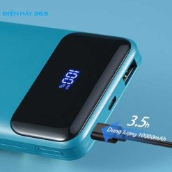 Sạc Dự Phòng VIVAN VPB-X10 Sạc nhanh 100000mAh 20W Xanh lá