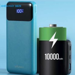 Sạc Dự Phòng VIVAN VPB-X10 Sạc nhanh 100000mAh 20W Xanh lá