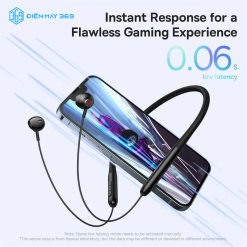 Tai Nghe Bluetooth Không Dây Baseus Bowie P1 Half In-ear Neckband Wireless Earphones Black