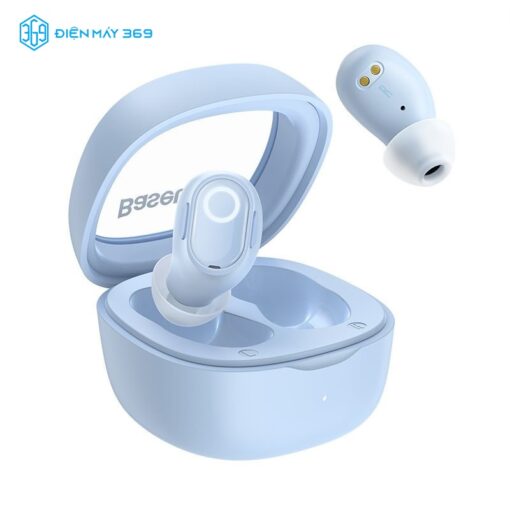 Tai Nghe Bluetooth Không Dây Baseus Bowie WM02 True Wireless Earphones Blue