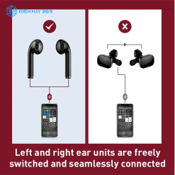 Tai Nghe Bluetooth Không Dây Baseus Encok True Wireless Earphones W04 Pro Black