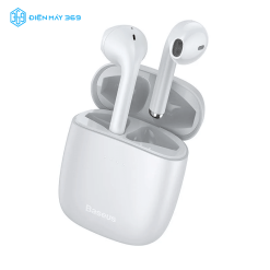 Tai Nghe Bluetooth Không Dây Baseus Encok True Wireless Earphones W04 Pro White