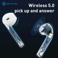 Tai Nghe Bluetooth Không Dây Baseus Encok True Wireless Earphones W04 Pro White