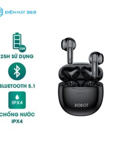 Tai Nghe Bluetooth Không Dây ROBOT Airbuds T10 Black