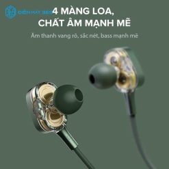 Tai Nghe Bluetooth Không Dây VIVAN Liberty N100 Green