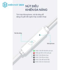 Tai Nghe Có Dây ROBOT RE20 White