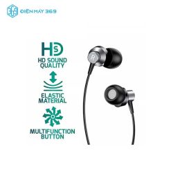 Tai Nghe Có Dây Robot RE240 Black