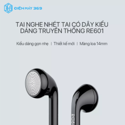 Tai Nghe Có Dây ROBOT RE601 Black