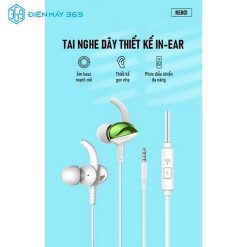 Tai Nghe Có Dây ROBOT RE801 White