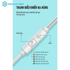 Tai Nghe Có Dây ROBOT RE801 White