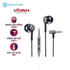 Tai Nghe Có Dây VIVAN Q12 Gray