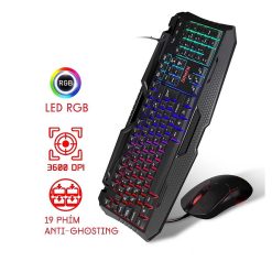 Trọn Bộ Bàn Phím Cơ Có Dây Gaming GAMEN Station II
