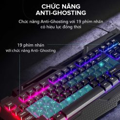 Trọn Bộ Bàn Phím Cơ Có Dây Gaming GAMEN Station II