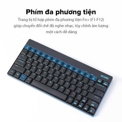 Trọn Bộ Bàn Phím Không Dây ACOME AKM2000 Black