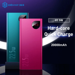 Pin dự phòng sạc nhanh Baseus Adaman Metal Digital Display Quick Charge (10.000mAh, 20.000mAh, 22.5W QC3.0/ PD3.0/ SCP/ AFC Quick charge Power Bank)