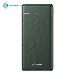 Sạc Dự Phòng VIVAN VPB-M10 10.000mAh 18W Xanh lá
