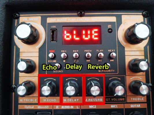 Cách chỉnh Reverb trên loa kéo Nanomax