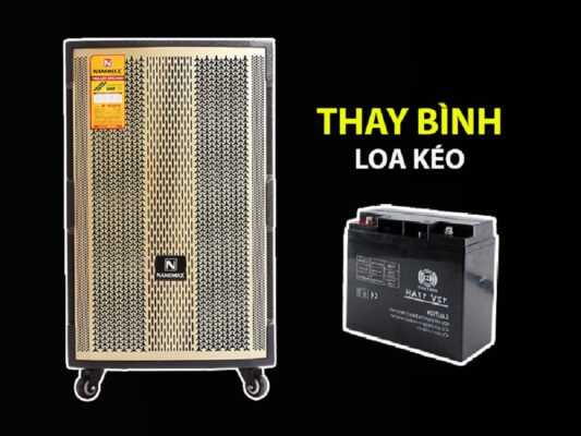 Cách thay bình ắc quy, pin cho loa kéo