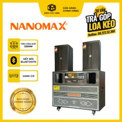 COMBO Loa Điện Nanomax Pro 909 + 2 Full Nanomax CK 369 Pro - Công Suất Cực Đại 5200W