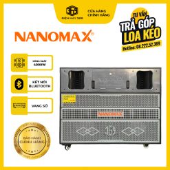 Loa Kéo Điện Công Suất CỰC Lớn NANOMAX PRO 369 - Đẩy 56 Sò ToShiba Công Suất 4000W