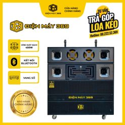 Loa Kéo 3 Bass S400 VipPro Sườn Nhôm Đúc Công Suất Lớn - Phiên Bản Đặc Biệt