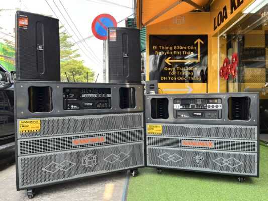 loa kéo điện 2 bass 50 đôi nanomax pro 369
