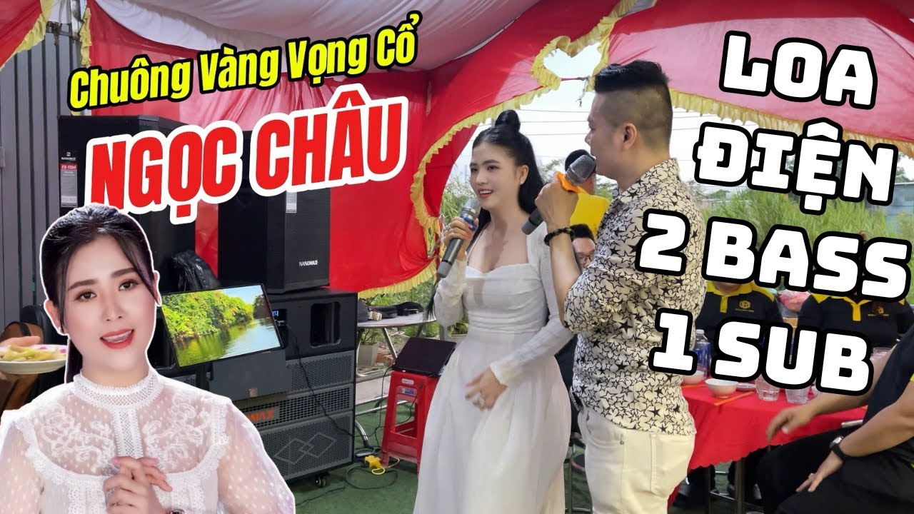 Chuông Vàng Vọng Cổ NGỌC CHÂU Đánh Giá Mẫu Loa Kéo Điện NANOMAX PRO 369i | Loa Kéo Điện 3 BASS