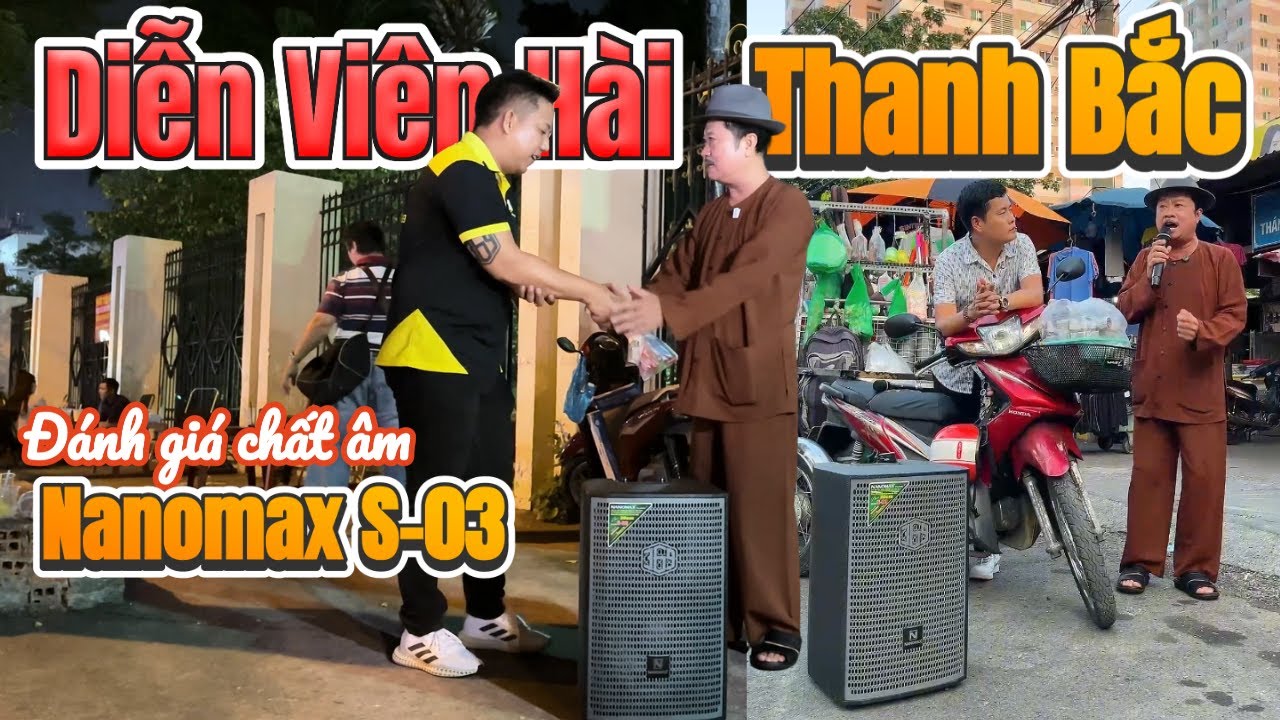 Diễn viên hài Thanh Bắc hát và đánh giá chất âm của Loa Xách Tay Nanomax S-03