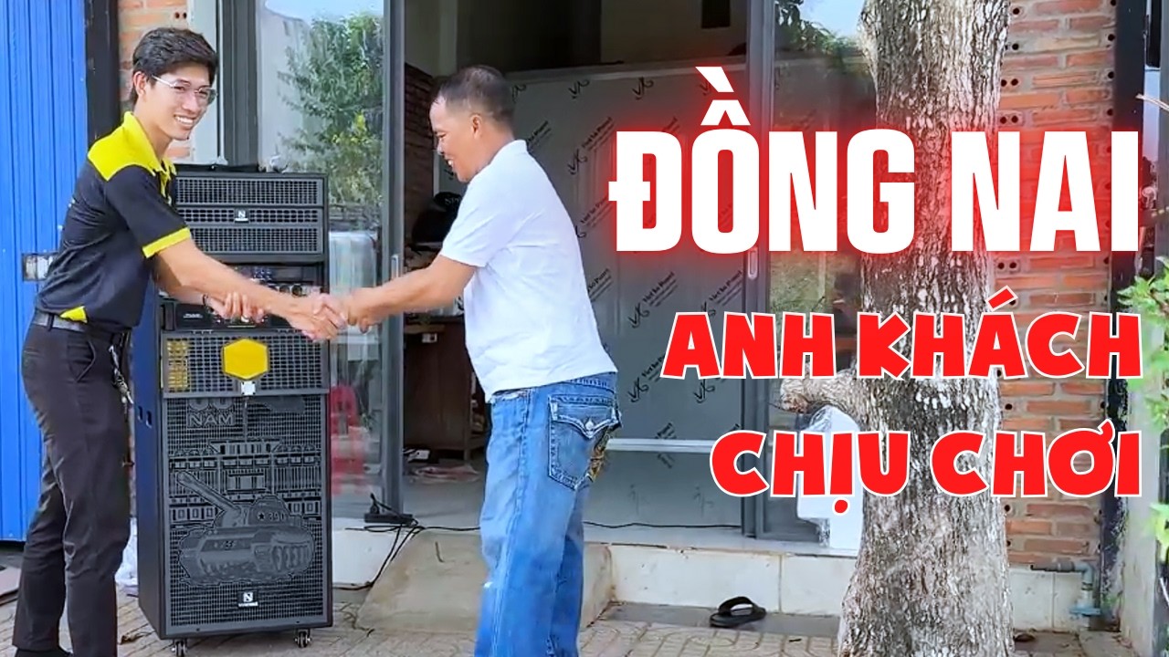 Bảo Trần Đi Giao Loa Điện Nanomax Pro 369d Phiên Bản Đặc Biệt Tới Nhà Khách Ngay Ngày 30/04