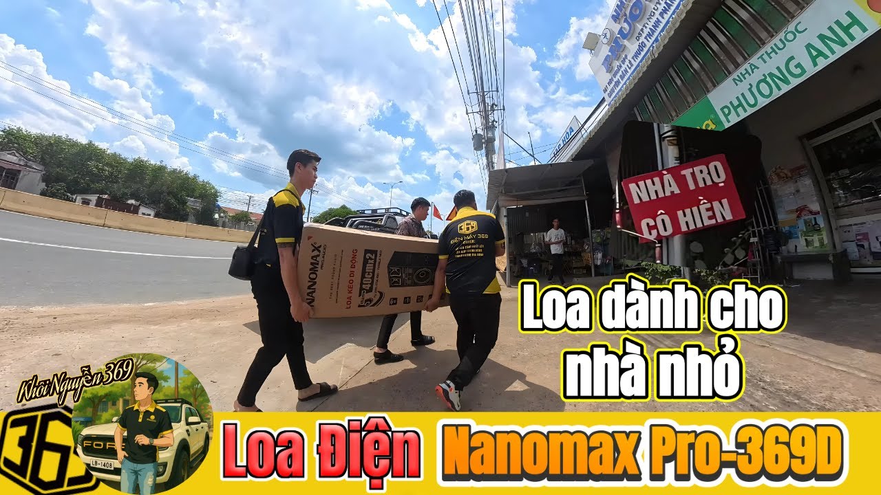 Siêu phẩm Loa điện công suất lớn Nanomax Pro 369D Bass 4 tấc đôi giao hàng về Bình Phước