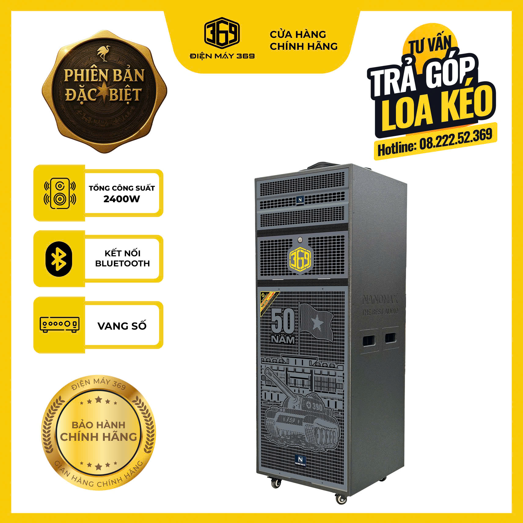 Loa Điện Nanomax Pro 369d Phiên Bản Đặc Biệt